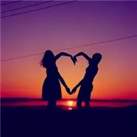 唯美意境情侣头像_浪漫幸福的一对