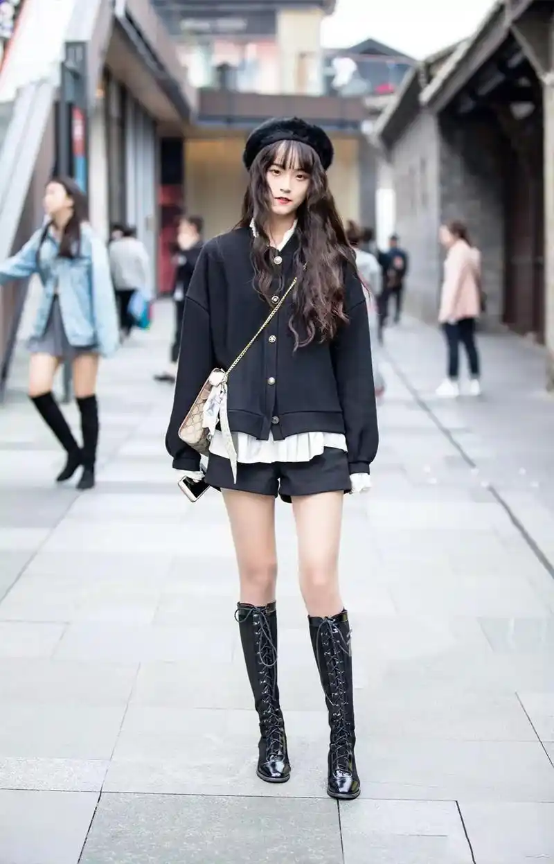 冬季服装潮流穿搭,网友:真的超有气质!