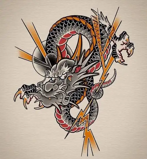 日式小图,各部位皆可#日式老传统纹身手稿分享  #日式老传统纹身