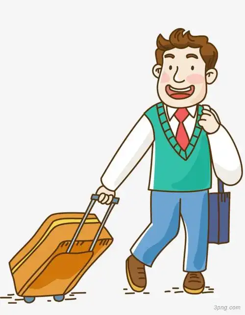 箱贴纸行李箱行李png剪纸艺术行李箱背包卡通行李箱小号行李箱大小两