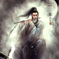拿笛子古风公子头像 古代男子吹笛子意境头像图片【点击鼠标右键下载