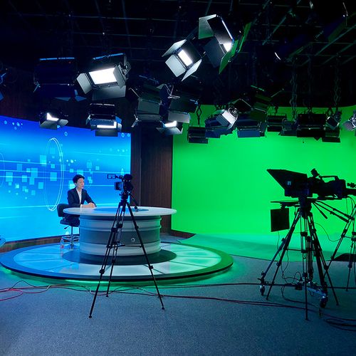 led补光灯摄像摄影灯1100d访谈录像电影视频棚新闻主播虚拟演播室内