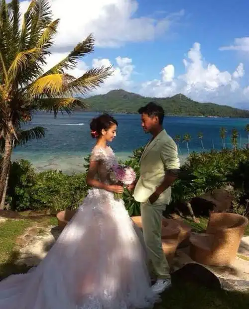 佟丽娅陈思诚浪漫婚纱