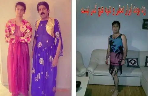 家暴男子被判穿女装游街网民上传女装照表抗议