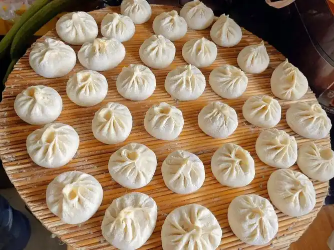 洋葱肉的包子,包好,冻上