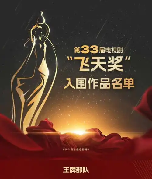 肖战王牌部队入围第33届飞天奖 !