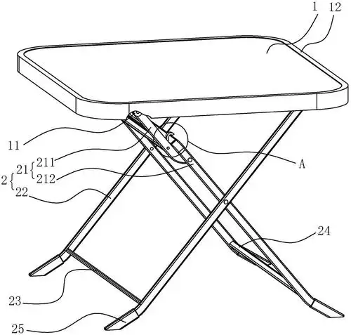 cn211703812u_一种折叠桌