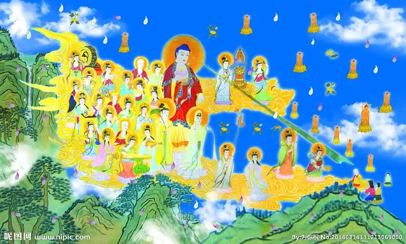 西方极乐世界图片