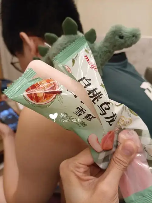 meiji乌龙白桃夏日雪糕yyds