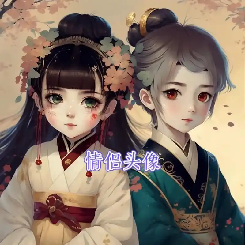 古风情侣头像