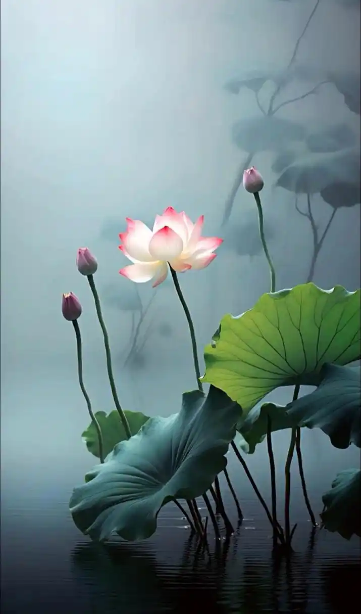 一念心清净,莲花处处开.