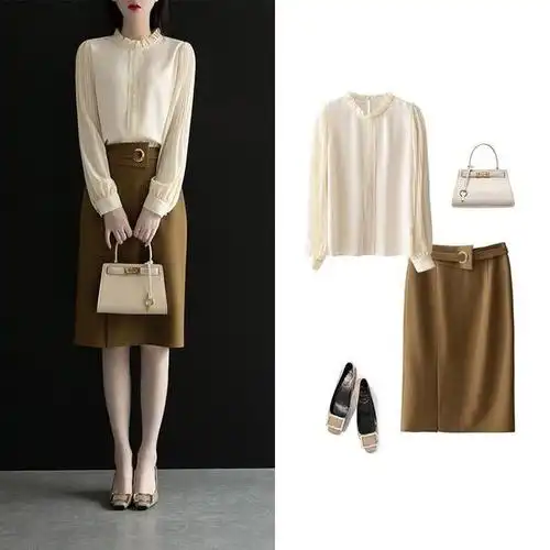 知性职场穿搭美到你!自带一种腔调,气质独到而优雅