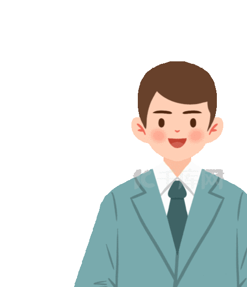 新闻联播主持人卡通动图gif