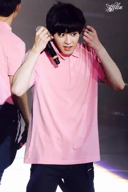 朴灿烈 exo chanyeol 粉粉哒