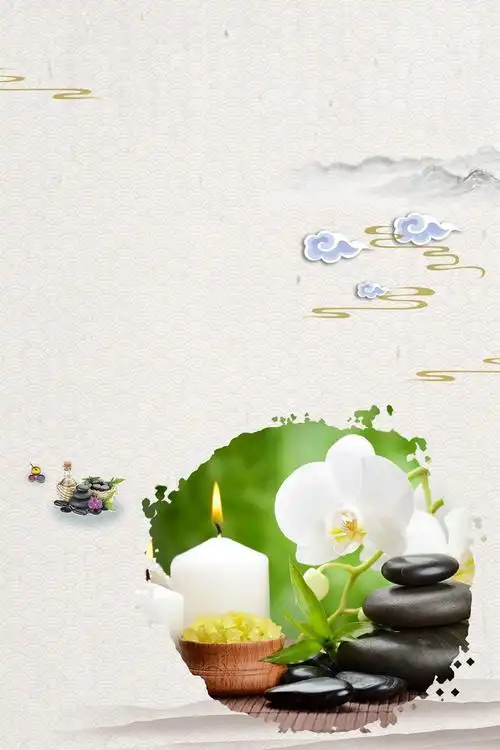 中国风清新养生海报背景模板免抠素材免费下载_觅元素51yuansu.com