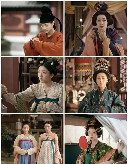 影视剧唐朝造型已落寞消失,华丽服饰不再用,高仿塑料珠子到处用_发型