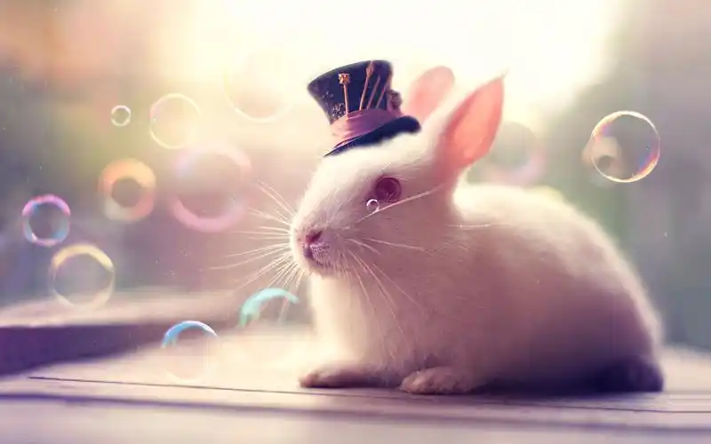 可爱萌宠动物兔子高清电脑桌面主题壁纸下载大全