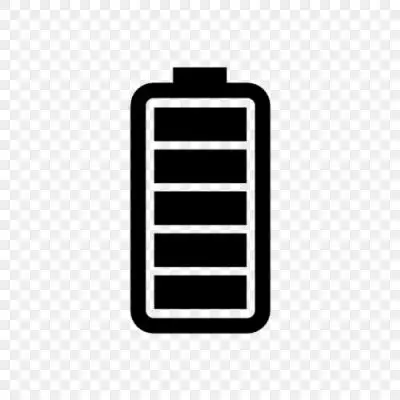 电池电量黑白线型图标