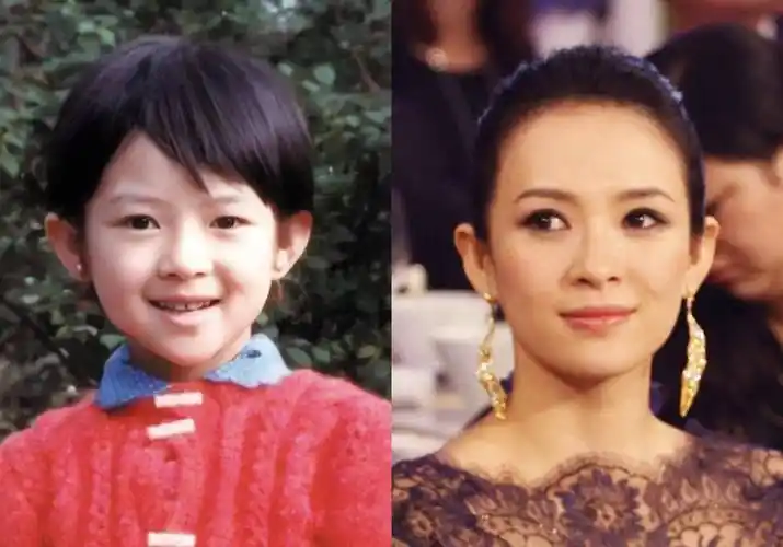 章子怡小时候考上北舞附中,就是因为样子好看,身材比例也好