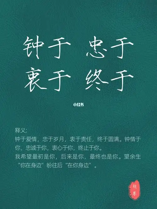 每日好词好句摘抄|钟于,忠于,衷于,终于