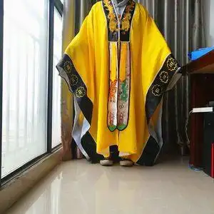 i道教用品经衣龙领素面衣长袍道袍道士服道教服装演出服饰道家用