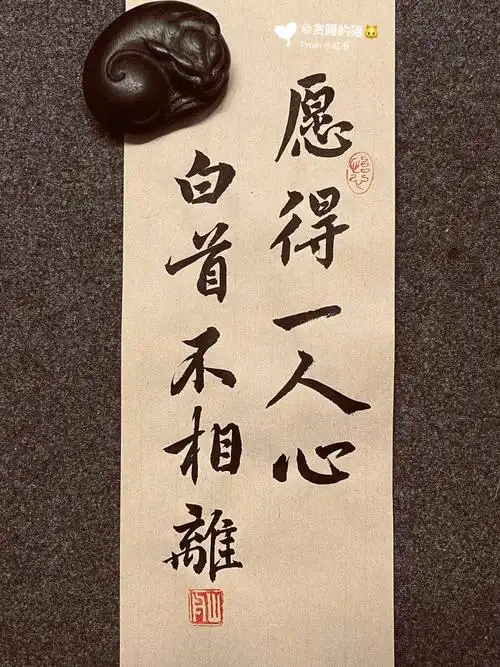 愿得一人心白首不相离