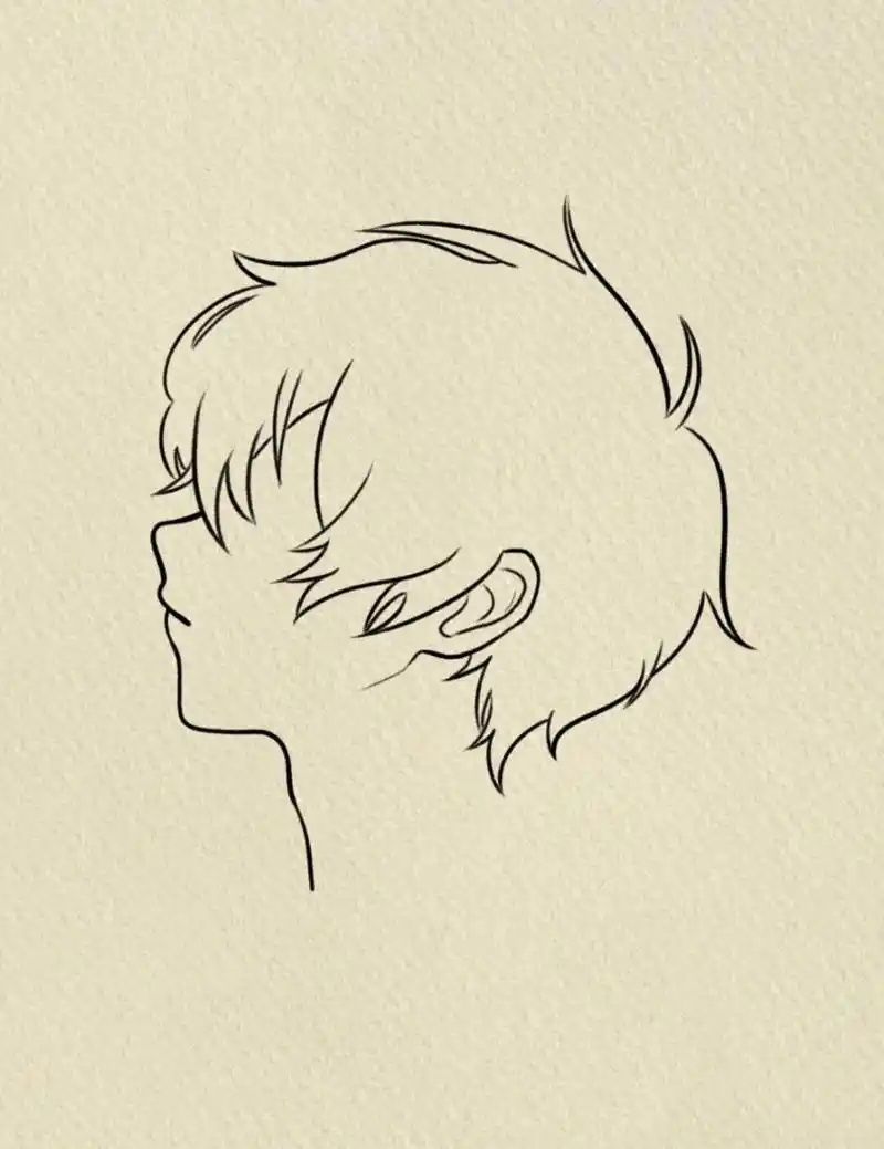 侧颜# #男生头像# #男头# #侧脸# #寻找小红书绘画大神# #画画的日常