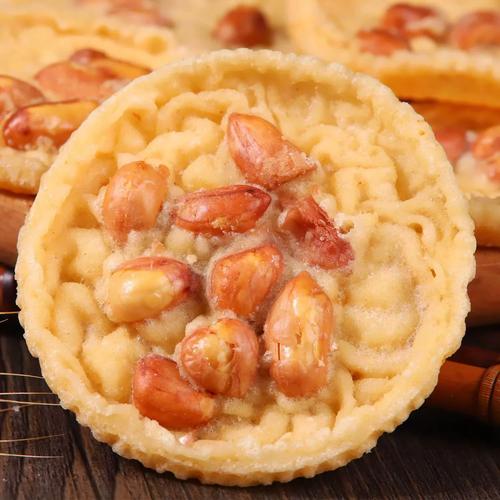 网红小零食江西赣南特产赣州月亮巴豆巴子花生巴客家油炸锅巴美味