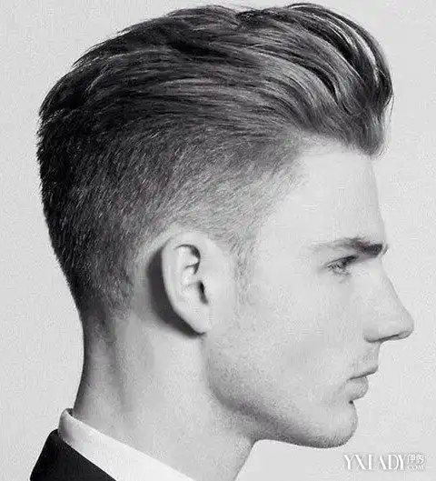 斜背头发型怎么弄教你做一个型男
