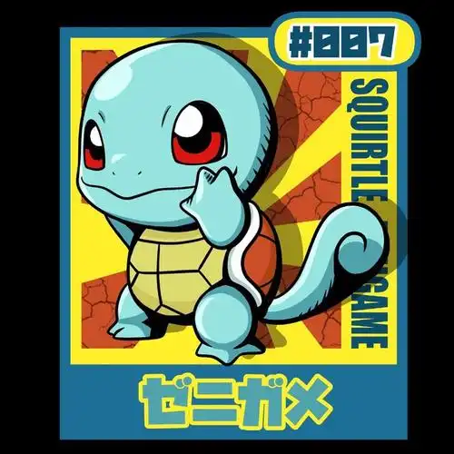 新加坡插画师ldstudio画的初代御三家q版宝可梦图鉴