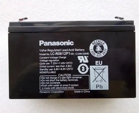 ups储能蓄电池松下蓄电池6v13ah免维护蓄电池长期出售