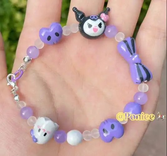 石塑粘土库洛米手链