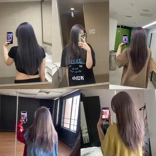 染彩色头发会上瘾哦