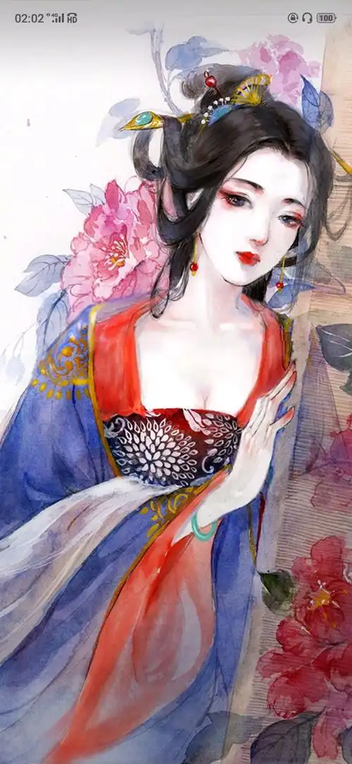 古风美图女生壁纸唯美古风的美人图手绘