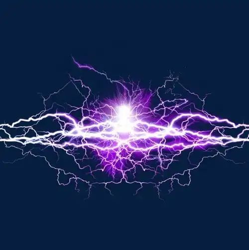 紫色雷电