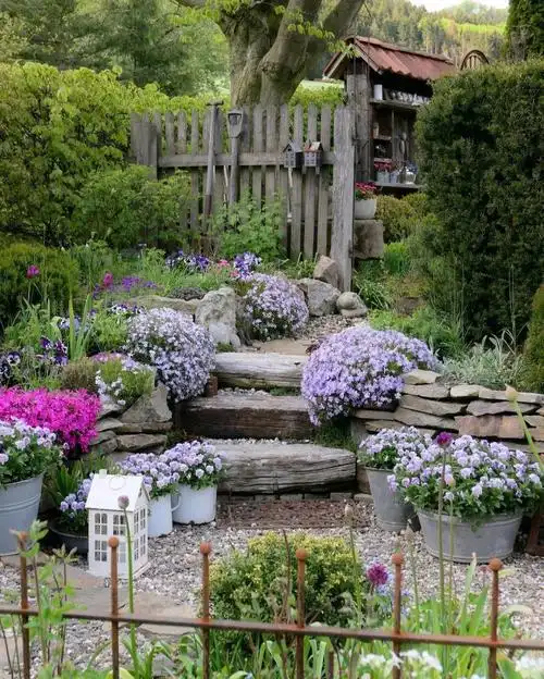 自然野趣的乡村花园