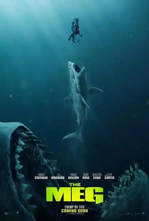 《巨齿鲨》海报图片