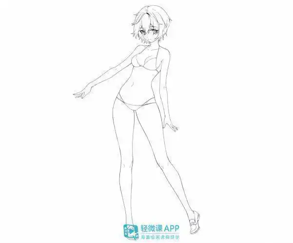 二次元女生绘画教程,如何学会二次元手绘_人体_人物_步骤