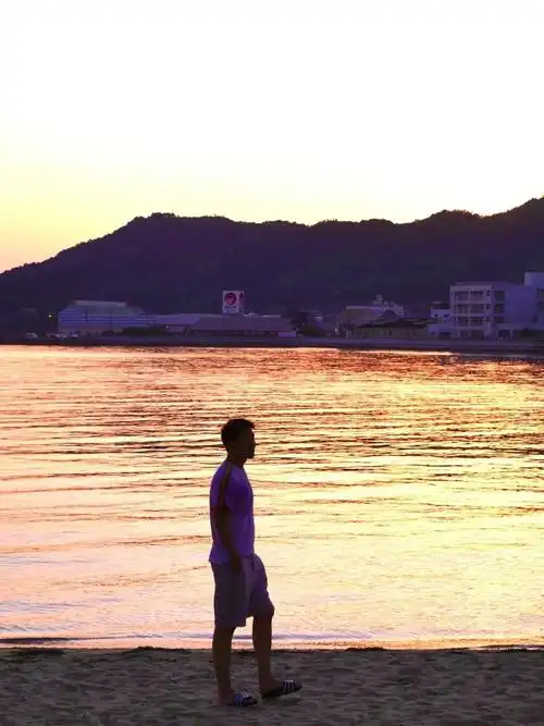 一天只会浮出两次的路小豆岛天使之路