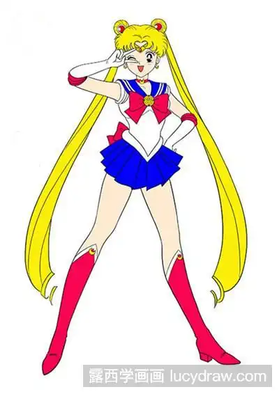 漫画教程:教你画月野兔