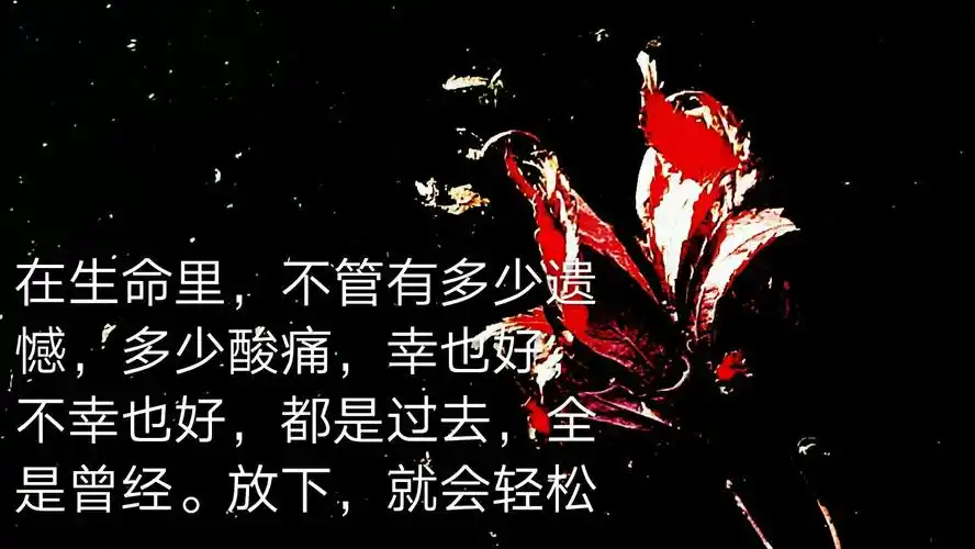 忘记过去,珍惜今天.