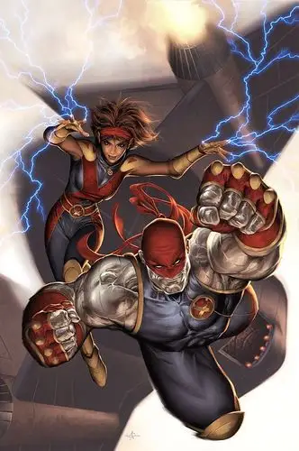 超级战士的创意插画,来自alex garner 的作品