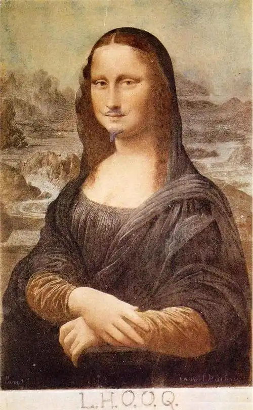🎨西方现代艺术瑰宝:带胡须的蒙娜丽莎