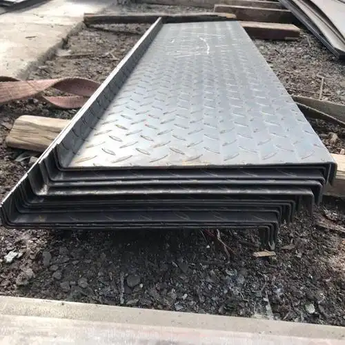 z型楼梯踏步板防滑花纹钢板楼梯踏步板z型.欢迎来图