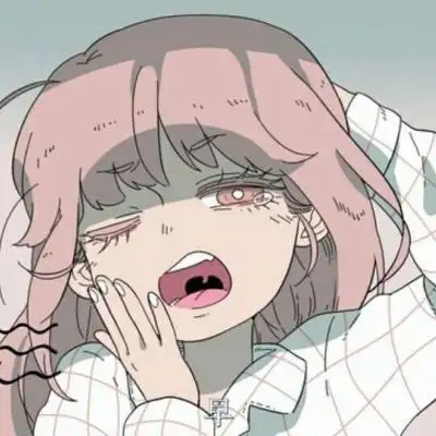 动漫暗黑系病女头像