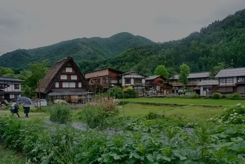 日本美丽的乡村风光—白川乡合掌村
