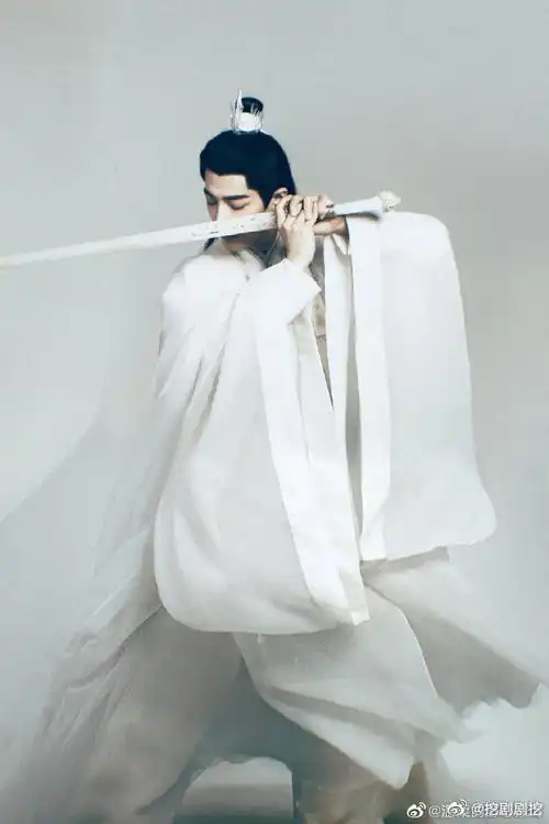 #肖战时影执剑背影#