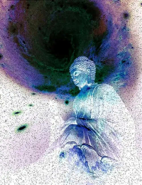 佛陀一种符号科幻一种思维宇宙一种度量