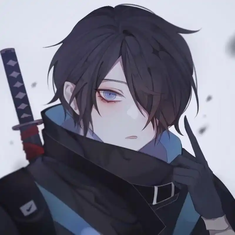 带刀超帅动漫男头 听说你们喜欢这种 有什么喜欢的可以投稿哦 随时提