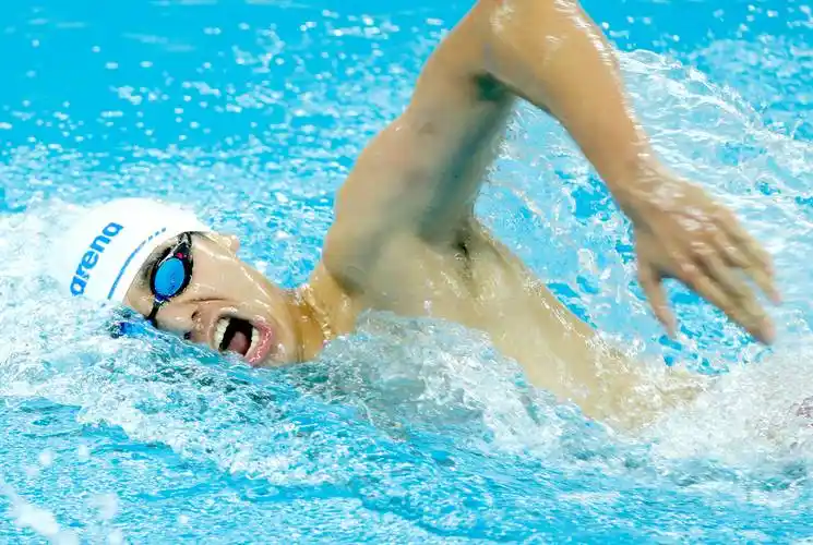 游泳——全国冠军赛:男子800米自由泳决赛赛况